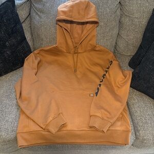 Dickies Tan Hoodie with black Logo
